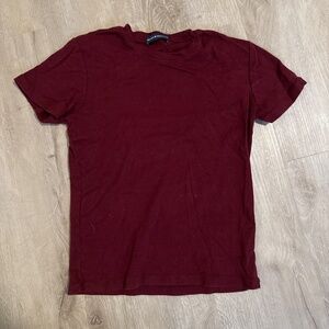 Brandy Melville Maroon T-Shirt